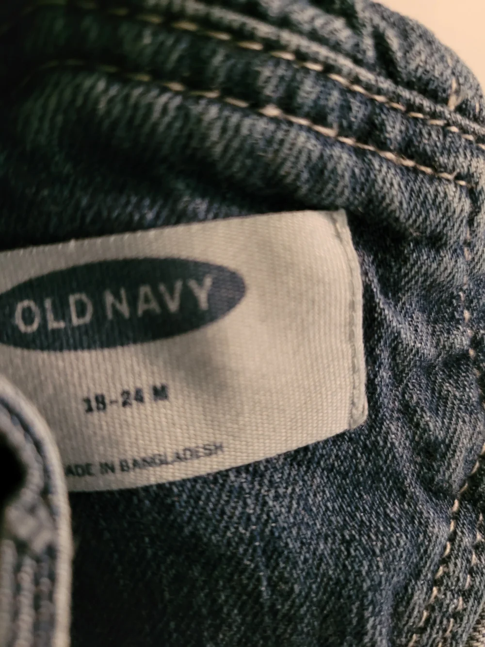 Toddler Old Navy Denim Short Overalls - Blue